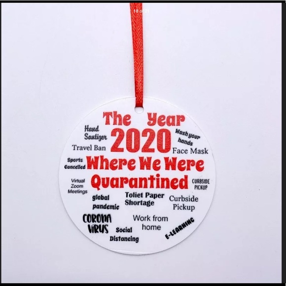 2020 Christmas Tree Ornament Hanging Ornaments - Picture 7 of 16